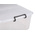 RS PRO 50L Transparent Polymer Large Storage Box, 230mm x 450mm x 700mm