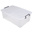 RS PRO 50L Transparent Polymer Large Storage Box, 230mm x 450mm x 700mm