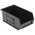 RS PRO PP Storage Bin, 75mm x 100mm, Black