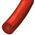 RS PRO 5m 2mm diameter Red Round Polyurethane Belt for use with 20mm minimum pulley diameter