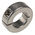 Ruland Shaft Collar One Piece Clamp Screw, Bore 25mm, OD 45mm, W 15mm, 303 Stainless Steel