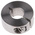 Huco Shaft Collar One Piece Clamp Screw, Bore 12mm, OD 28mm, W 11mm, Stainless Steel