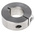 Huco Shaft Collar One Piece Clamp Screw, Bore 20mm, OD 40mm, W 15mm, Stainless Steel