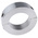 Huco Shaft Collar Two Piece Clamp Screw, Bore 35mm, OD 57mm, W 15mm, Stainless Steel