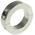 Huco Shaft Collar Two Piece Clamp Screw, Bore 40mm, OD 60mm, W 15mm, Stainless Steel