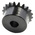 RS PRO Steel Mitre Gear, 14mm Bore, 20 Teeth, 2.5 Module