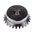 RS PRO Steel Mitre Gear, 16mm Bore, 25 Teeth, 2.5 Module