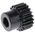 RS PRO Steel 20 Teeth Spur Gear, 1 Module, 8mm Bore Diam, 20mm Pitch Diam, 16mm Hub Diam