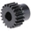 RS PRO Steel 20 Teeth Spur Gear, 1 Module, 8mm Bore Diam, 20mm Pitch Diam, 16mm Hub Diam