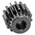 RS PRO Steel 15 Teeth Spur Gear, 2 Module, 12mm Bore Diam, 30mm Pitch Diam, 24mm Hub Diam