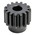 RS PRO Steel 15 Teeth Spur Gear, 2 Module, 12mm Bore Diam, 30mm Pitch Diam, 24mm Hub Diam