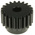 RS PRO Steel 20 Teeth Spur Gear, 2 Module, 12mm Bore Diam, 40mm Pitch Diam, 32mm Hub Diam