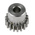 RS PRO Steel 18 Teeth Spur Gear, 0.8 Module, 5mm Bore Diam, 14.4mm Pitch Diam, 12mm Hub Diam