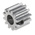 RS PRO Steel 12 Teeth Spur Gear, 1 Module, 6mm Bore Diam, 12mm Pitch Diam, 14mm Hub Diam