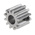 RS PRO Steel 12 Teeth Spur Gear, 1 Module, 6mm Bore Diam, 12mm Pitch Diam, 14mm Hub Diam