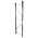 RS PRO Steel Grey Long Span End Frame, 2100mm x 600mm