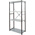 RS PRO Steel Grey Modular Shelving Open Starter Bay, 2100mm, 1000mm x 400mm