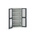 Bott 2 Door Steel  Lockable Floor Standing Cupboard, 2000 x 1050 x 550mm