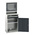 Bott 1 Door Steel  Lockable Floor Standing Cupboard, 650 x 550 x 1650mm