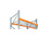 Manorga Steel Galvanised Storage Racking, 1825mm x 130mm x 1825mm