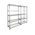 Manorga Steel Galvanised Storage Racking, 2000mm, 1000mm x 800mm x 1000mm