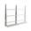 Manorga Steel Dark Grey, Light Grey Storage Racking, 2500mm, 1500mm x 50mm x 340mm