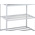 Manorga Steel Galvanised Storage Racking, 1250mm x 300mm x 1250mm