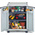 RS PRO PP Grey Modular Shelving Base Cabinet, 976mm, 700mm x 438mm