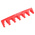Facom Thermoplastic Red Wall Mount Bracket, 38mm, 238mm x 50mm