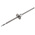 NSK 124mm Ball Screw Assembly, 6mm Shaft Diam. , 160mm Shaft Length