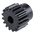 RS PRO Steel 16 Teeth Spur Gear, 1.5 Module, 8mm Bore Diam, 24mm Pitch Diam, 20mm Hub Diam