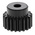 RS PRO Steel 20 Teeth Spur Gear, 1.5 Module, 8mm Bore Diam, 30mm Pitch Diam, 24mm Hub Diam