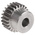 RS PRO Stainless Steel 24 Teeth Spur Gear, 1 Module, 8mm Bore Diam, 24mm Pitch Diam, 20mm Hub Diam