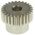 RS PRO Stainless Steel 25 Teeth Spur Gear, 1 Module, 8mm Bore Diam, 25mm Pitch Diam, 20mm Hub Diam