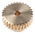 RS PRO Bronze 1 Module Worm Wheel Gear 30 Tooth20mm Hub Dia., 30mm Pitch Dia. 16.5mm Face