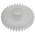 RS PRO POM 35 Teeth Spur Gear, 0.8 Module, 6mm Bore Diam, 28mm Pitch Diam, 12mm Hub Diam