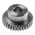 RS PRO Steel 35 Teeth Spur Gear, 0.8 Module, 8mm Bore Diam, 28mm Pitch Diam, 19mm Hub Diam