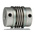 Huco Bellows Coupling, 34mm Outside Diameter, 10mm Bore, 40mm Length Coupler