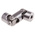 RS PRO Universal Joint, Double, Plain, Bore 10mm, 74mm Length
