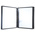 Durable Black Desktop Document Holder