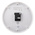 RS PRO White Radio Controlled Analog Wall Clock, 300mm Diameter