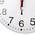 RS PRO White Radio Controlled Analog Wall Clock, 300mm Diameter