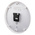 RS PRO White Radio Controlled Analog Wall Clock, 300mm Diameter