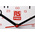 RS PRO White Analog Wall Clock, 215mm Diameter
