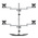 StarTech.com Desk Mounting Monitor Arm for 4 x Screen, 32in Screen Size
