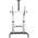 StarTech.com Floor Mounting Mobile TV Stand for 1 x Screen, 100in Screen Size