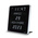 Orium Black, Silver Desktop, Wall Clock