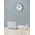Orium Blue Analog Wall Clock, 300mm Diameter