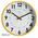 Orium Yellow Analog Wall Clock, 300mm Diameter