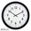 Orium Black Analog Wall Clock, 550mm Diameter